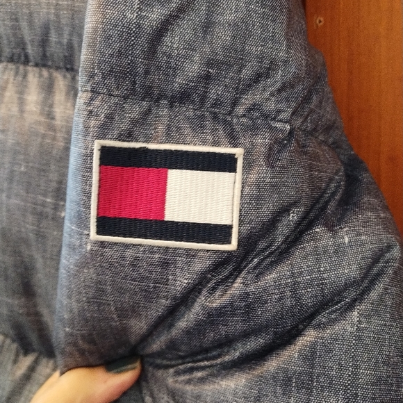 Women's Blue Puffer Coat - Picture 6 of 12